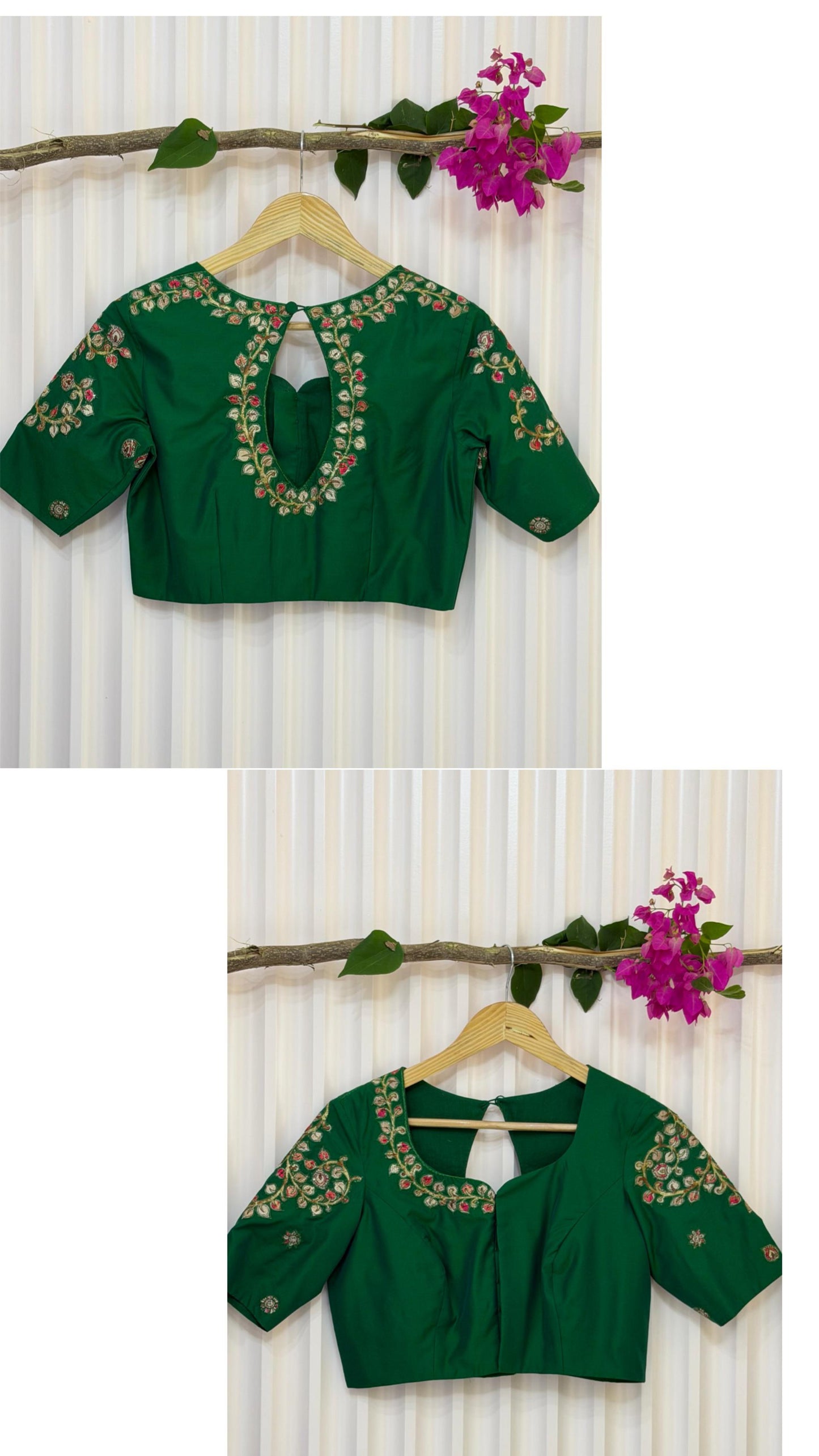 Floral Appliqué Blouses