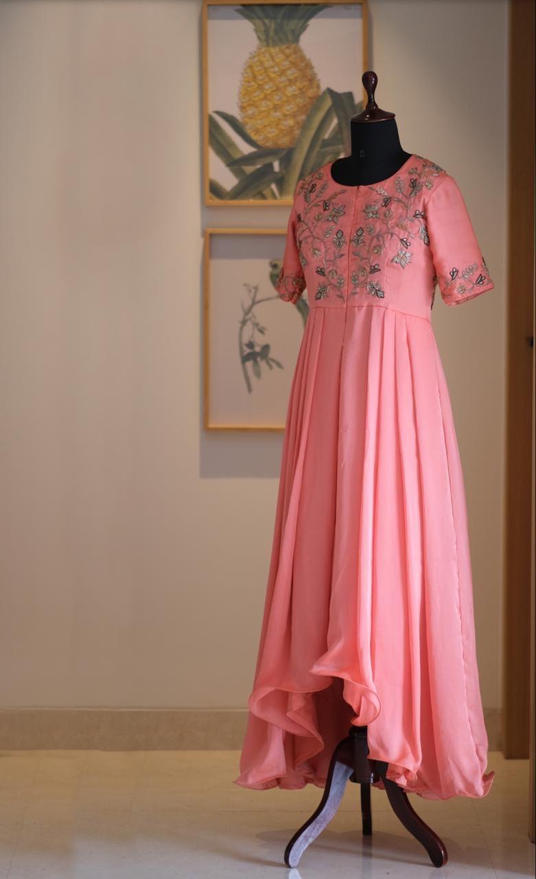 Pink Long Kurta