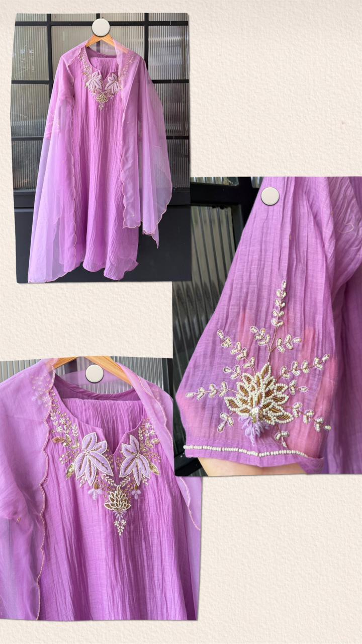 Rani Bloom Zivara Linen Grace Kurta