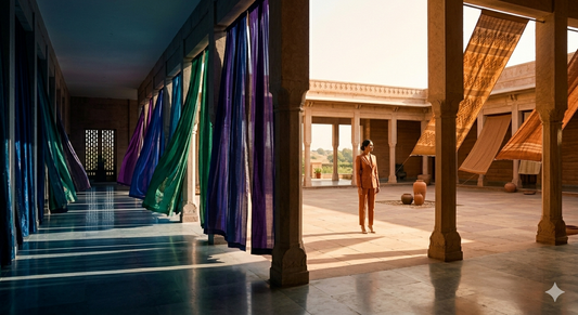 The Silk Route Revised: Heritage Textiles Meet Modern Minimalism
