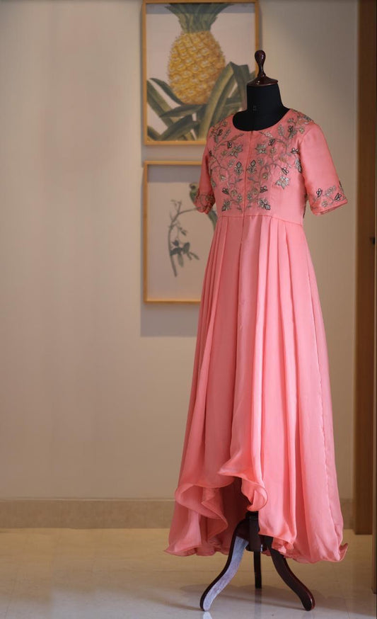 Pink Long Kurta