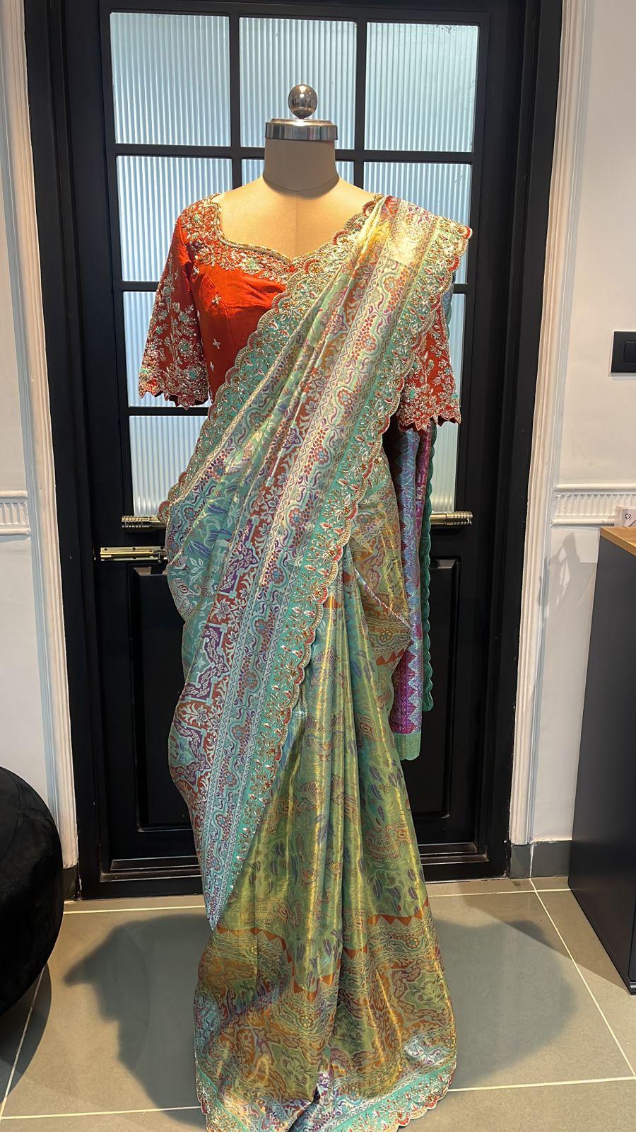Velvet Vibes Saree