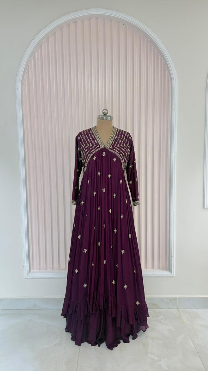 Navy Luxe Saanvi Rayon Flex Kurti